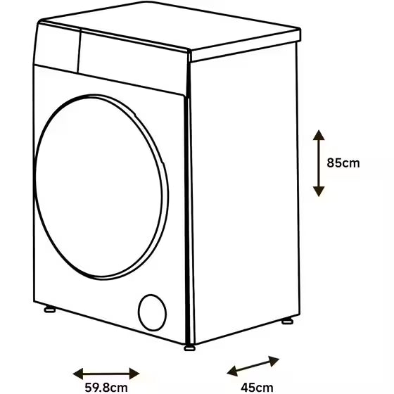 Máquina de lavar Roupa Xiaomi Mijia Front Load Washer 7kg EU