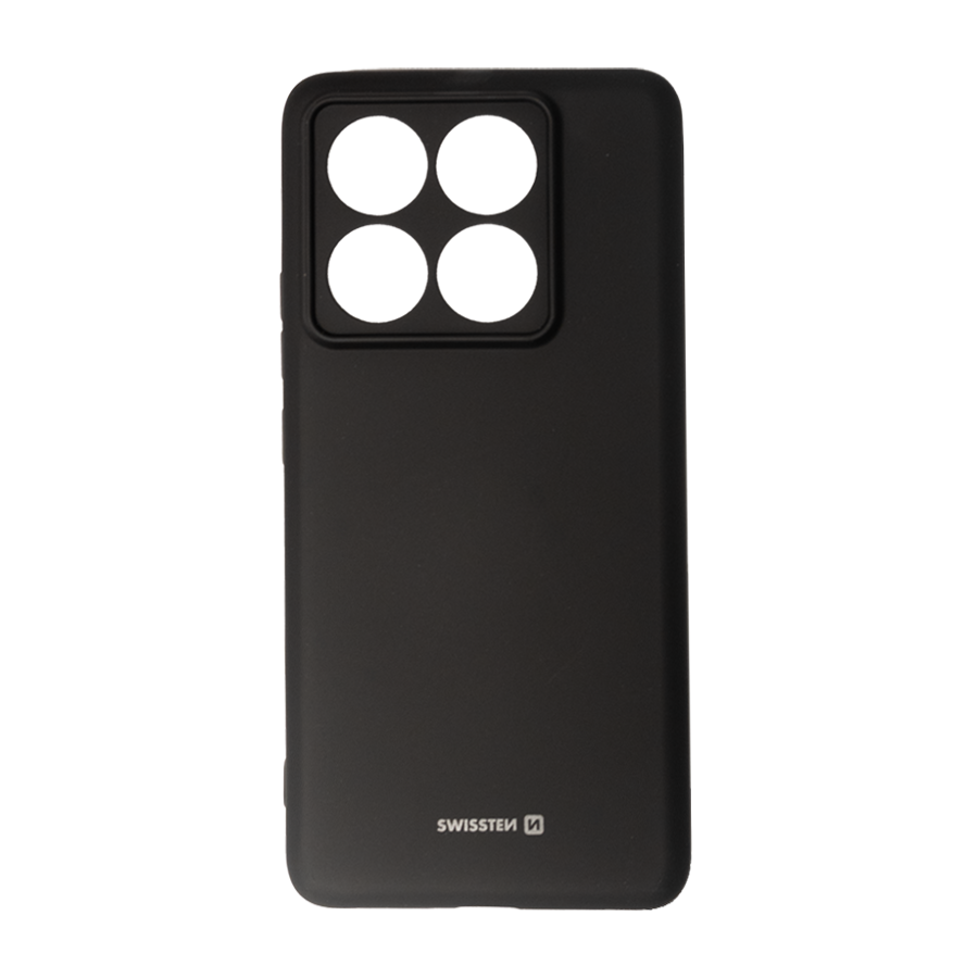 Capa preta Swissten Soft Joy Xiaomi 14T Pro