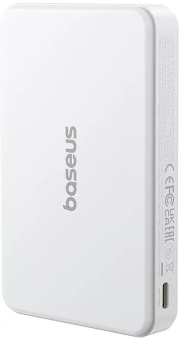 Power Bank Baseus Airpow Ii Qi2 Magnetic 10000Mah 22.5W White
