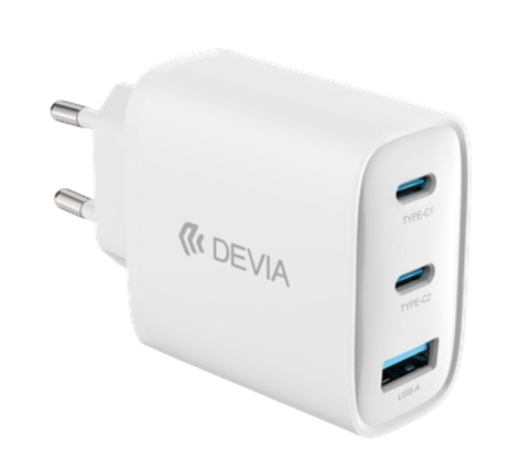 Carregador Devia Extreme Speed Series PD 65W A+2C GaN Charger