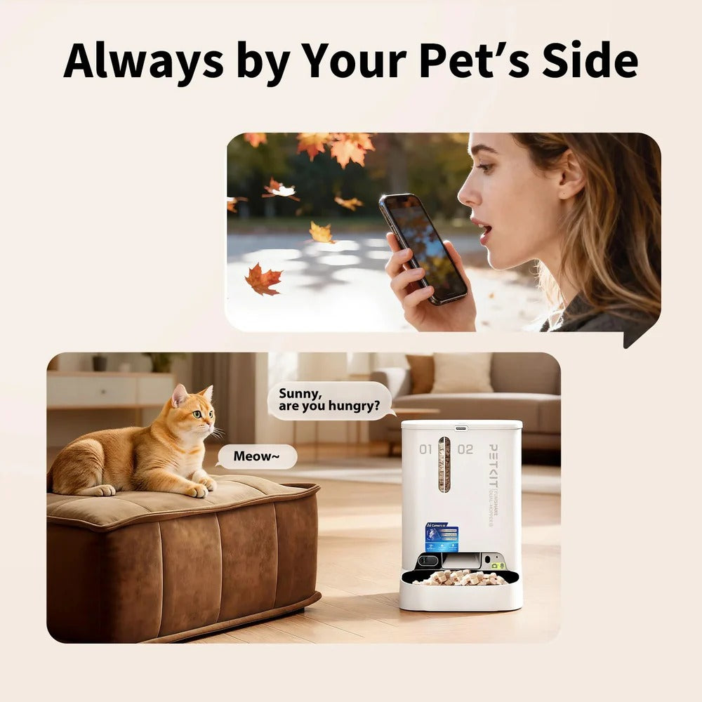 Alimentador inteligente PETKIT YumShare Dual-hopper with Camera 2