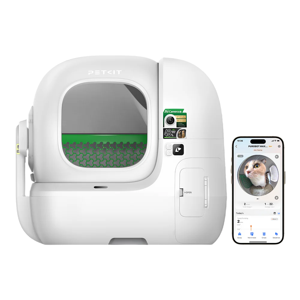 Caixa de Areia PETKIT Purobot Max Pro 2 with Camera Smart Cat Litter Box