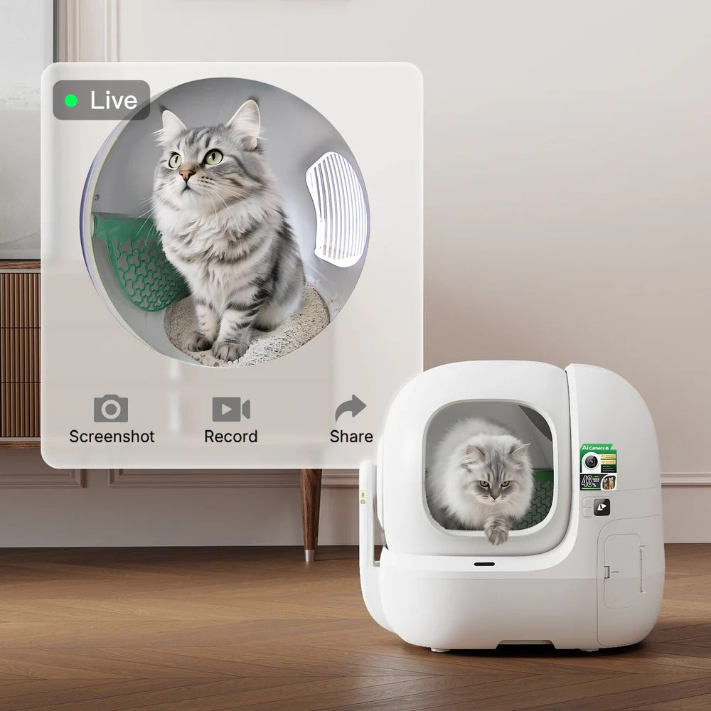 Caixa de Areia PETKIT Purobot Max Pro 2 with Camera Smart Cat Litter Box