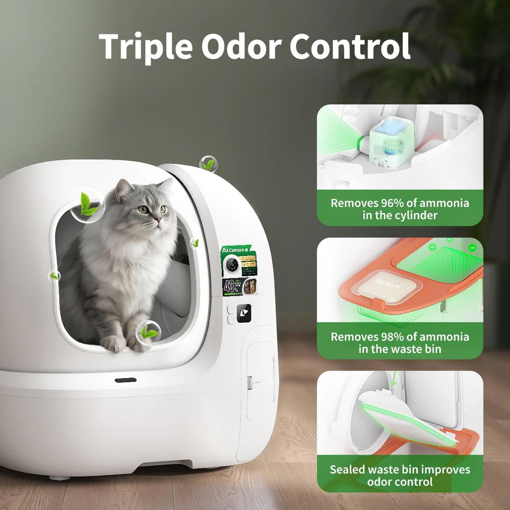 Caixa de Areia PETKIT Purobot Max Pro 2 with Camera Smart Cat Litter Box