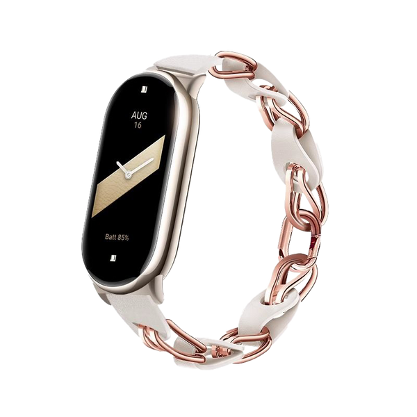 Bracelete Chain Xiaomi Band 8/9 White Gold