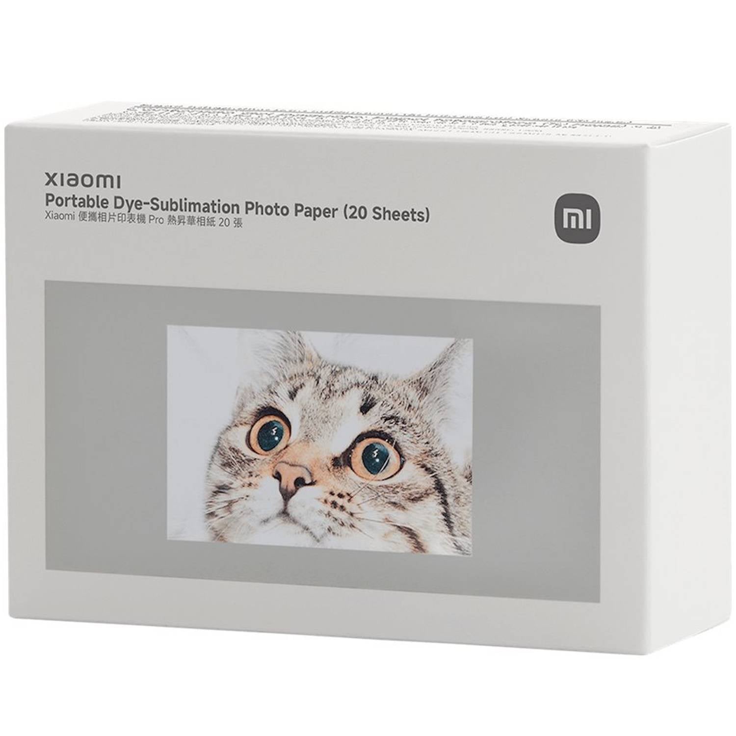 Acessório XIAOMI Portable Dye-Sublimation Photo Paper (20 Sheets)