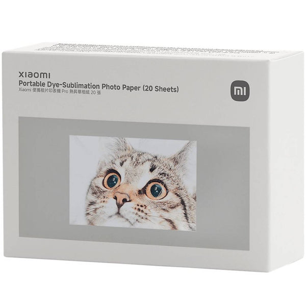 Acessório XIAOMI Portable Dye-Sublimation Photo Paper (20 Sheets)