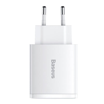 Baseus Compact quick charger USB Type C 2x USB 30W 3A Power Delivery Quick Charge