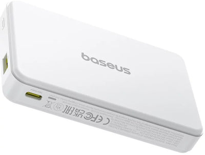 Power Bank Baseus Airpow Ii Qi2 Magnetic 10000Mah 22.5W White