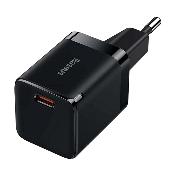 Carregador Baseus Gan3 Fast Charger 1C 30W EU Black
