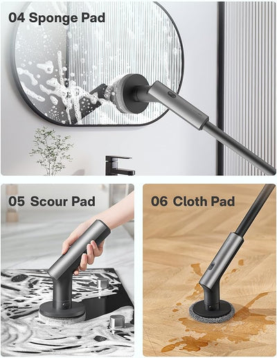 HOTO Electric cleaning brush 7-in-1 set