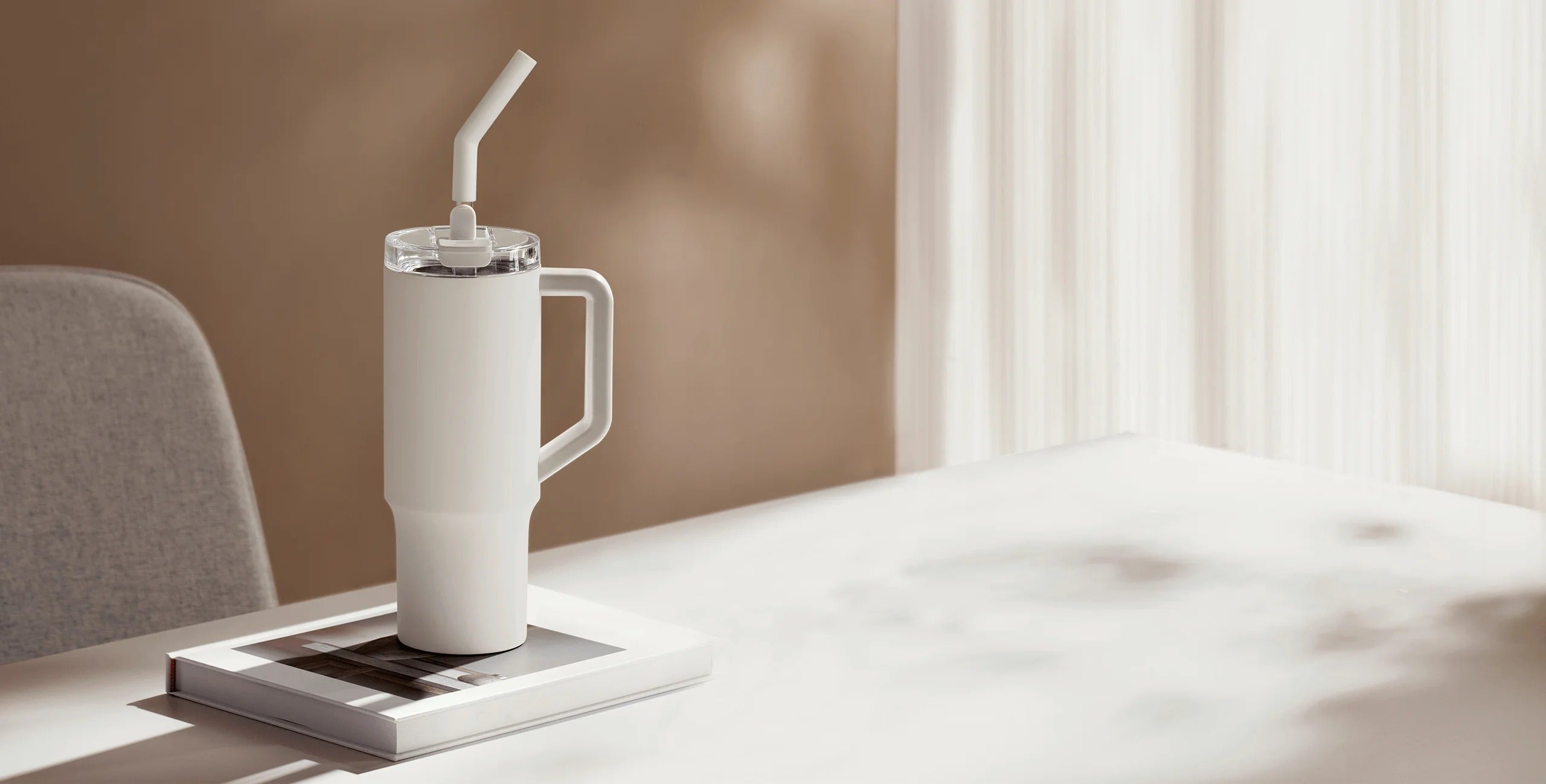 Garrafa Térmica Xiaomi Straw Mug 1L