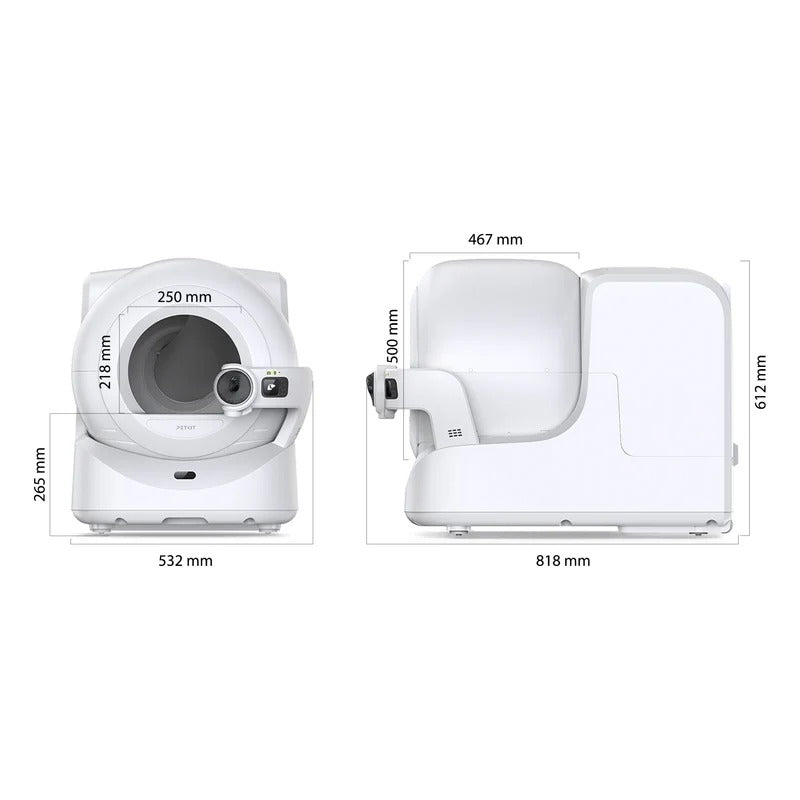 Caixa de Areia PETKIT Purobot Ultra with Camera Smart Cat Litter Box