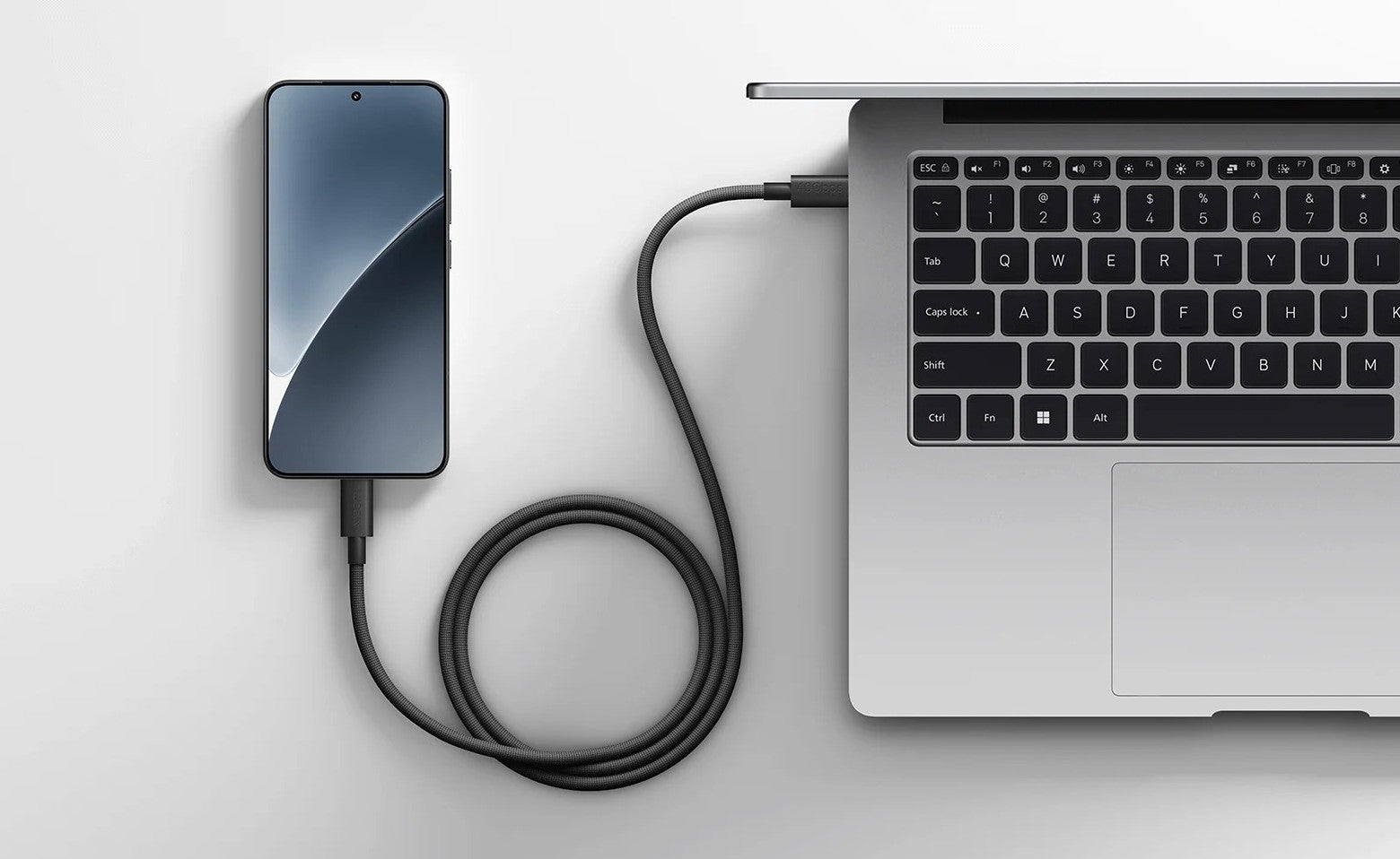 Cabo Xiaomi 6A High-speed USB4 Braided USB-C to USB-C Cable (1m)