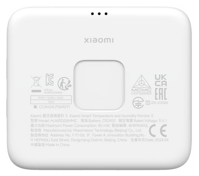 Sensor XIAOMI Mi Temperature and Humidity Monitor 3