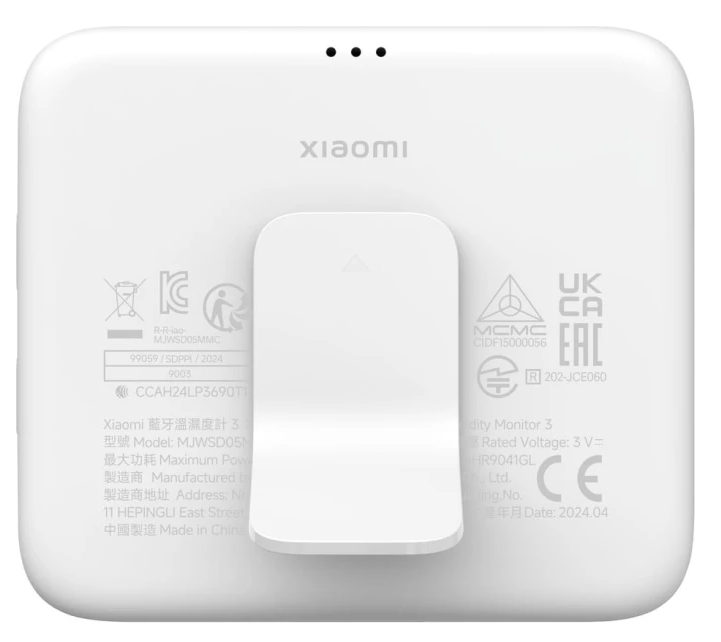 Sensor XIAOMI Mi Temperature and Humidity Monitor 3