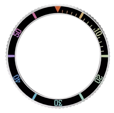 Compativel Bezel Watch S3 Rainbow Silver