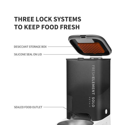 PETKIT Smart Pet Feeder Fresh Element Solo Preto