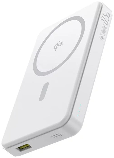 Power Bank Baseus Airpow Ii Qi2 Magnetic 10000Mah 22.5W White
