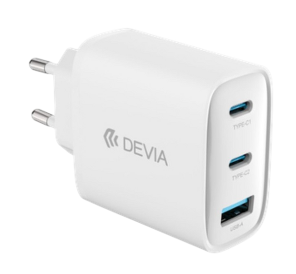 Carregador Devia Extreme Speed Series PD 65W A+2C GaN Charger