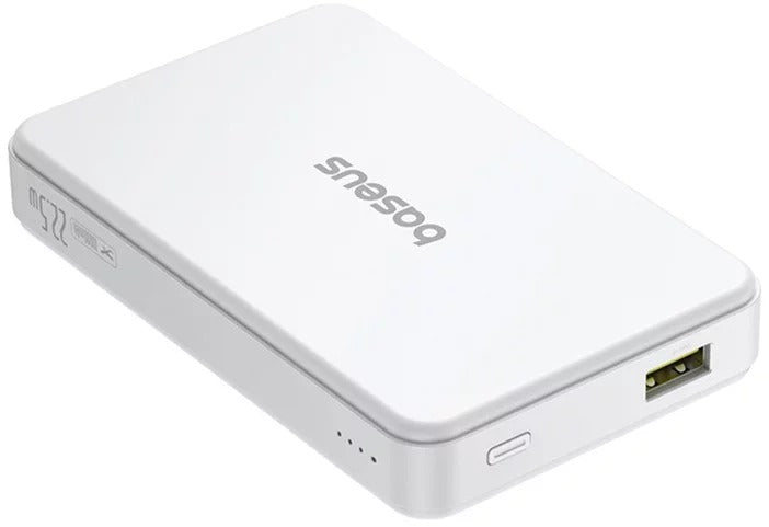 Power Bank Baseus Airpow Ii Qi2 Magnetic 10000Mah 22.5W White