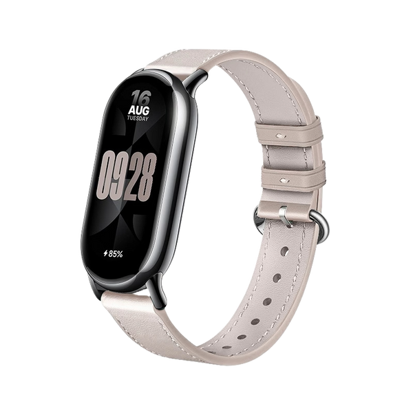 Bracelete Leather Xiaomi Band 8/9 Beige