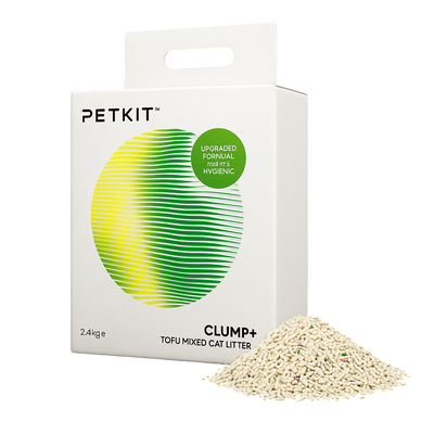 Areia para Gato PETKIT com mistura de tofu e aglomerante 5 in 1 Mixed Cat Litter 2.4 kg (3 Packs)