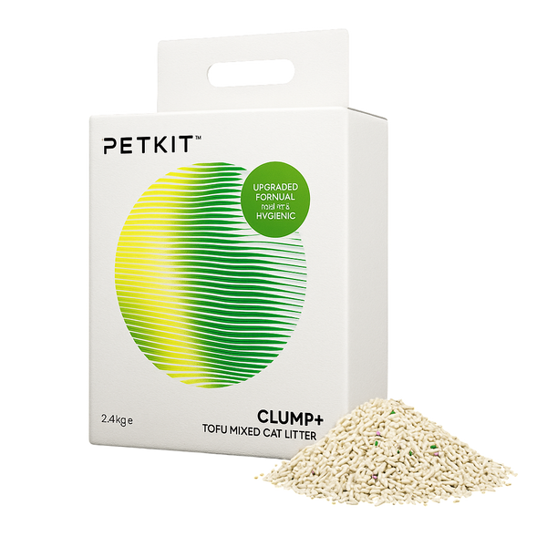 Areia para Gato PETKIT com mistura de tofu e aglomerante 5 in 1 Mixed Cat Litter 2.4 kg (3 Packs)