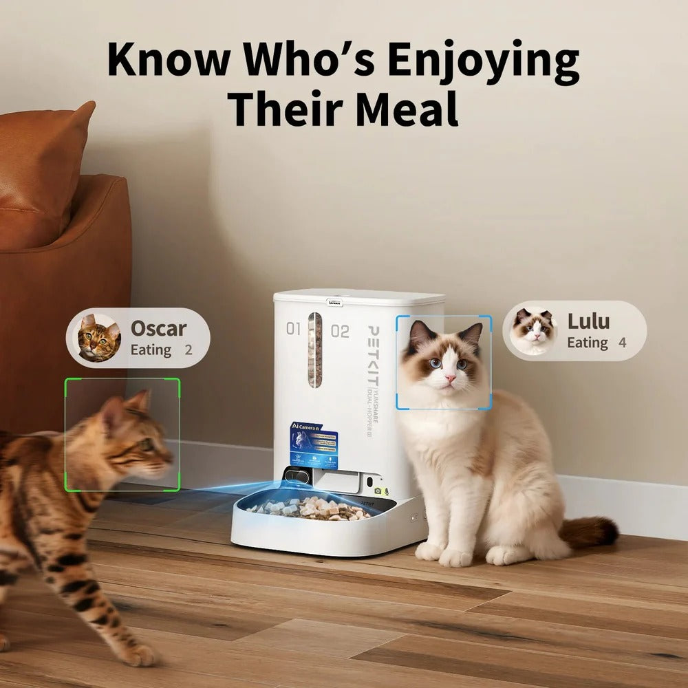 Alimentador inteligente PETKIT YumShare Dual-hopper with Camera 2