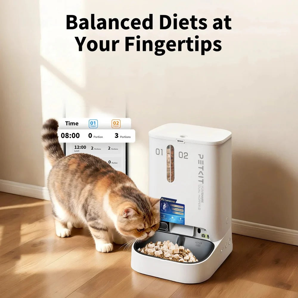 Alimentador inteligente PETKIT YumShare Dual-hopper with Camera 2