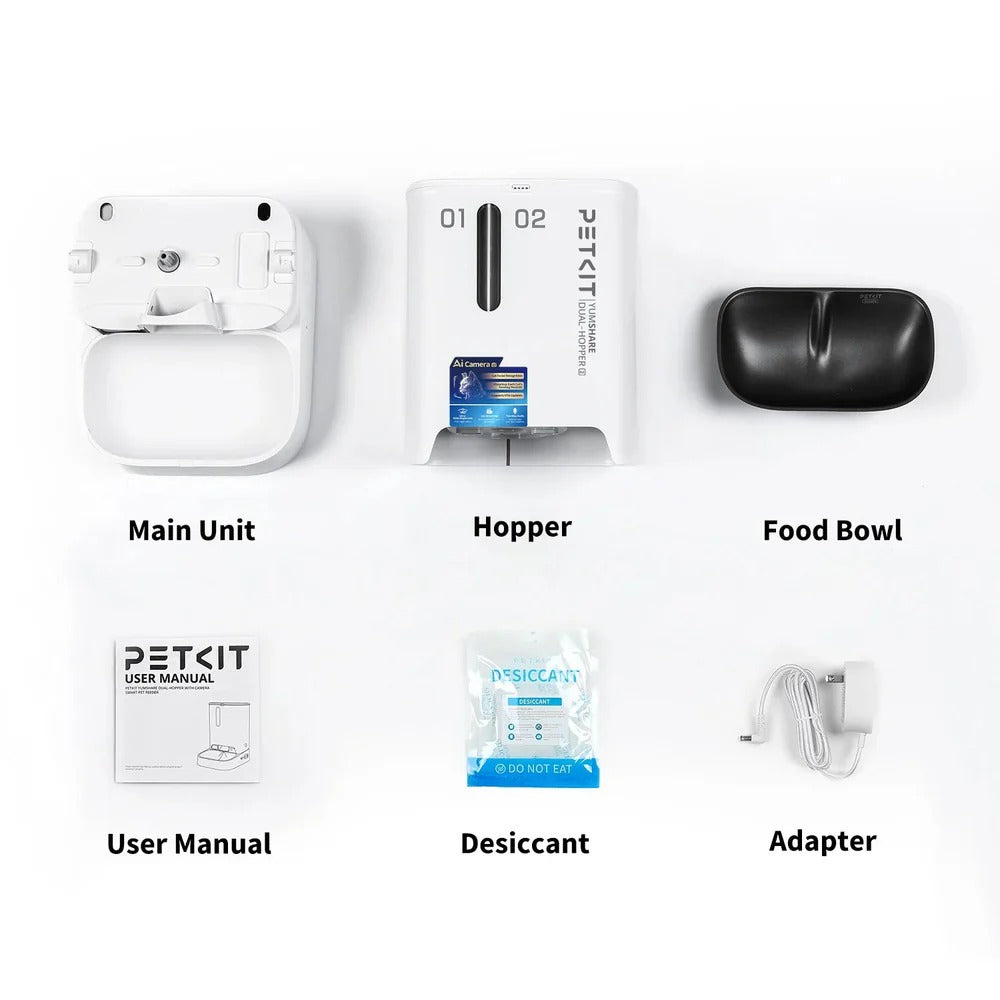 Alimentador inteligente PETKIT YumShare Dual-hopper with Camera 2