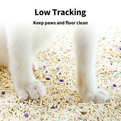 Areia para Gato PETKIT com mistura de tofu e aglomerante 5 in 1 Mixed Cat Litter 2.4 kg (3 Packs)