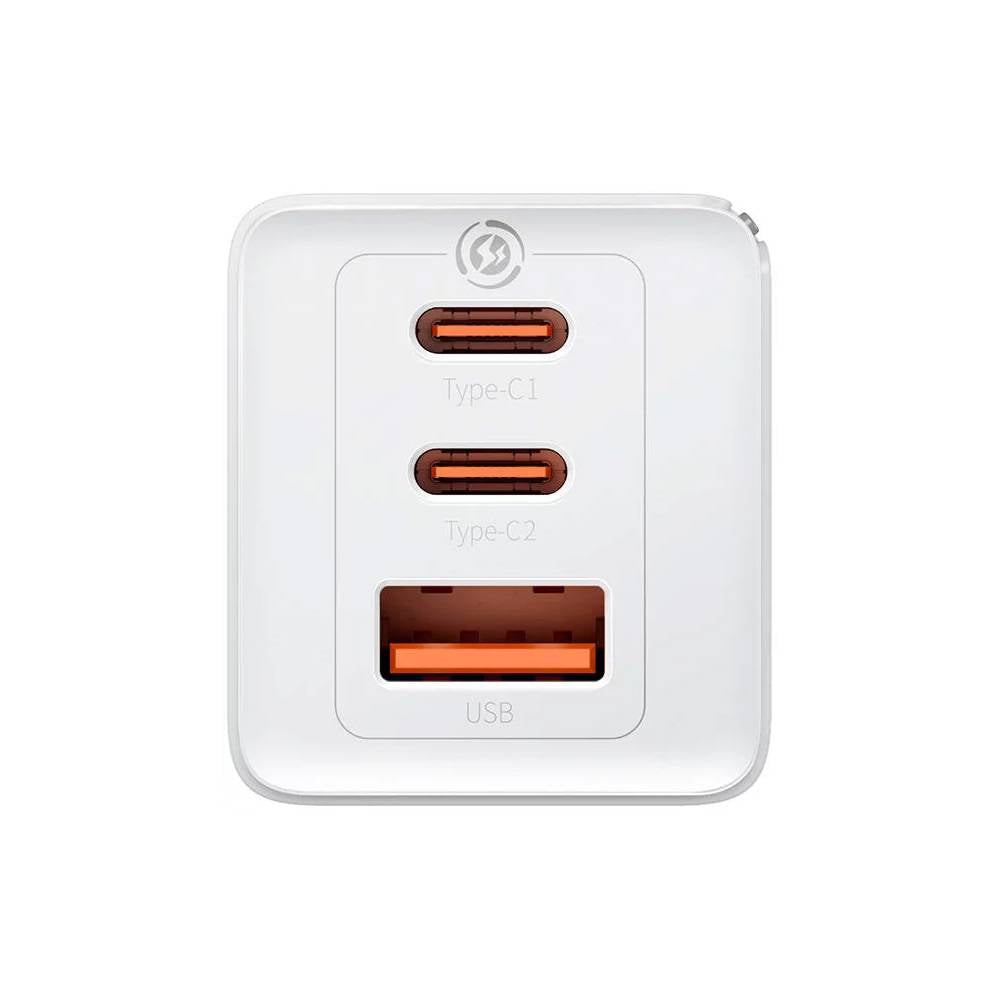 Carregador BASEUS Gan5 Pro Fast Charger 2C+U 65W EU White