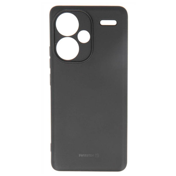 Capa preta Swissten Soft Joy Xiaomi Redmi Note 13 Pro+ 5G