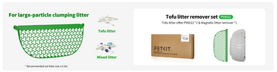 Acessório Petkit Magnetic Cat Litter Remover Set (Tofu)