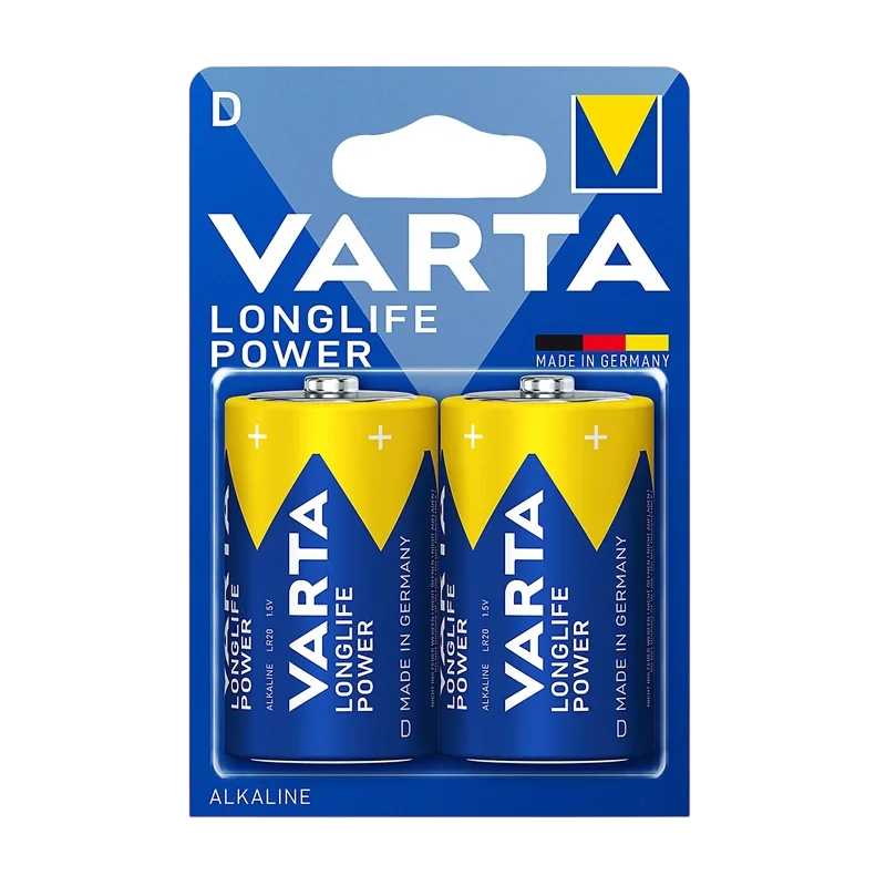 Pack Pilhas Varta Longlife Power  2xD LR20