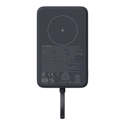 Power Bank Xiaomi 33W Magnetic 10000mAh (Integrated Cable) Gray