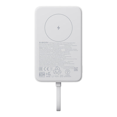 Power Bank Xiaomi 33W Magnetic 10000mAh (Integrated Cable) White