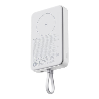 Power Bank Xiaomi 33W Magnetic 10000mAh (Integrated Cable) White
