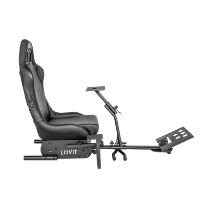 Cockpit Racing Simulator Lovit Silverstone Black