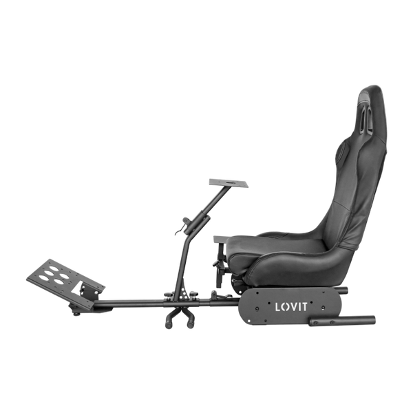 Cockpit Racing Simulator Lovit Silverstone Black