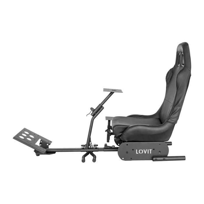 Cockpit Racing Simulator Lovit Silverstone Black