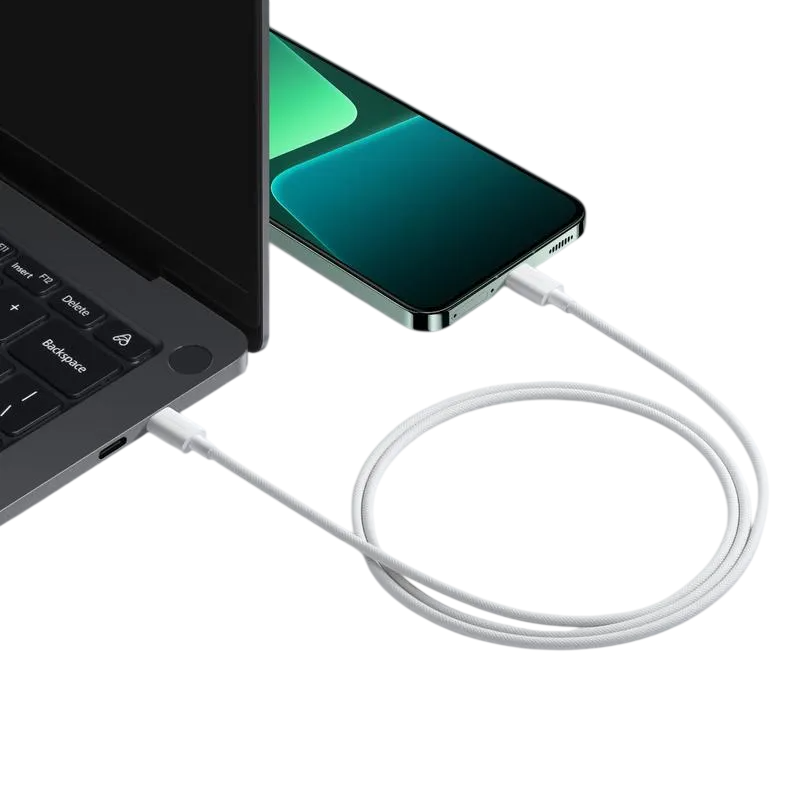 Cabo Xiaomi 3A Braided USB-C to USB-C Cable (1m)