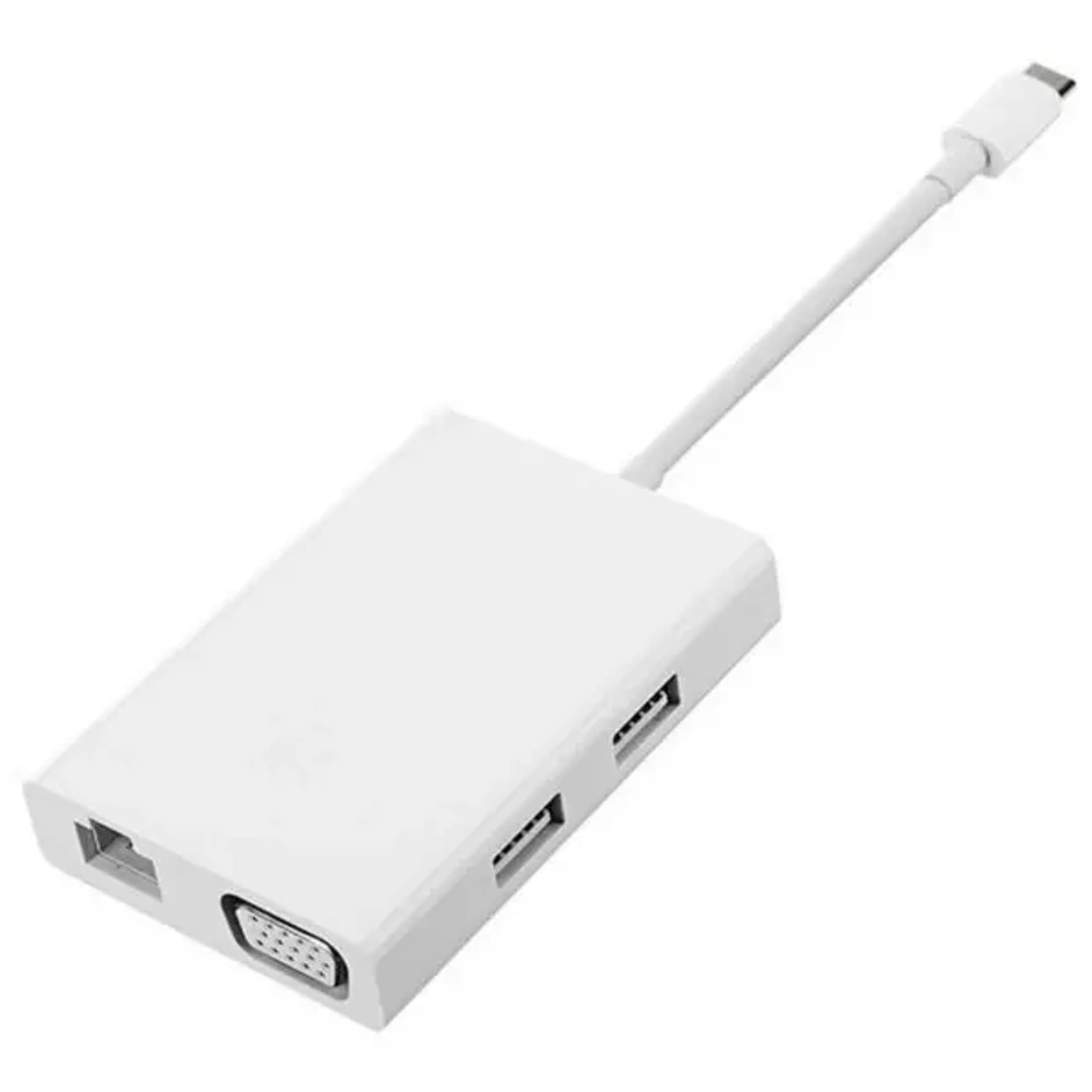 Cabo Xiaomi USB-C to VGA and Gigabit Ethernet Multi-Adapter