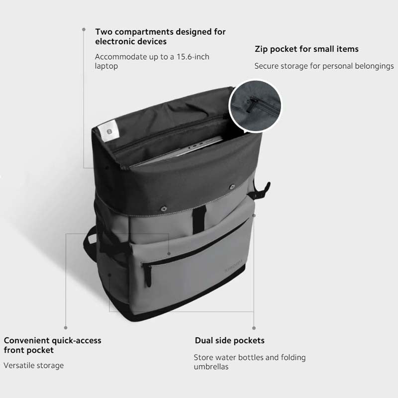 Mochila XIAOMI Roll Top Casual Backpack GL