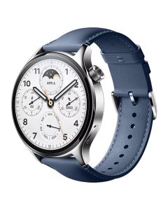 Bracelete Soft Leather Smartwatch 22mm Light Blue