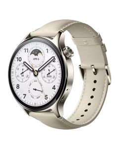 Bracelete Soft Leather Smartwatch 22mm  Light Almond