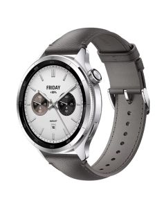 Bracelete Soft Leather Smartwatch 22mm Gray