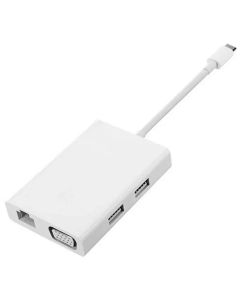 Cabo Xiaomi USB-C to VGA and Gigabit Ethernet Multi-Adapter