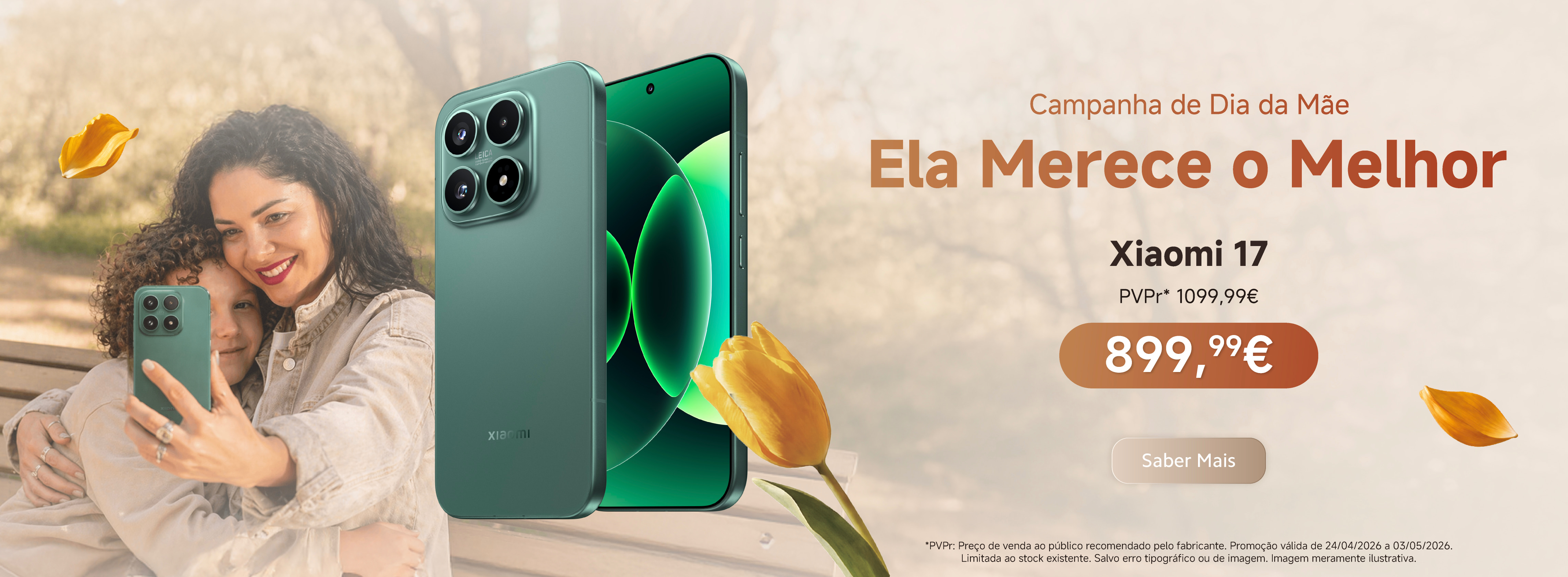 Campanha Xiaomi Dia da Mãe 2026